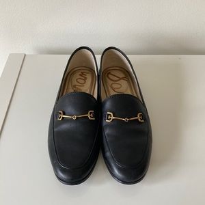 Sam Edelman Lorraine Bit Loafers in Black Leather size 7.5